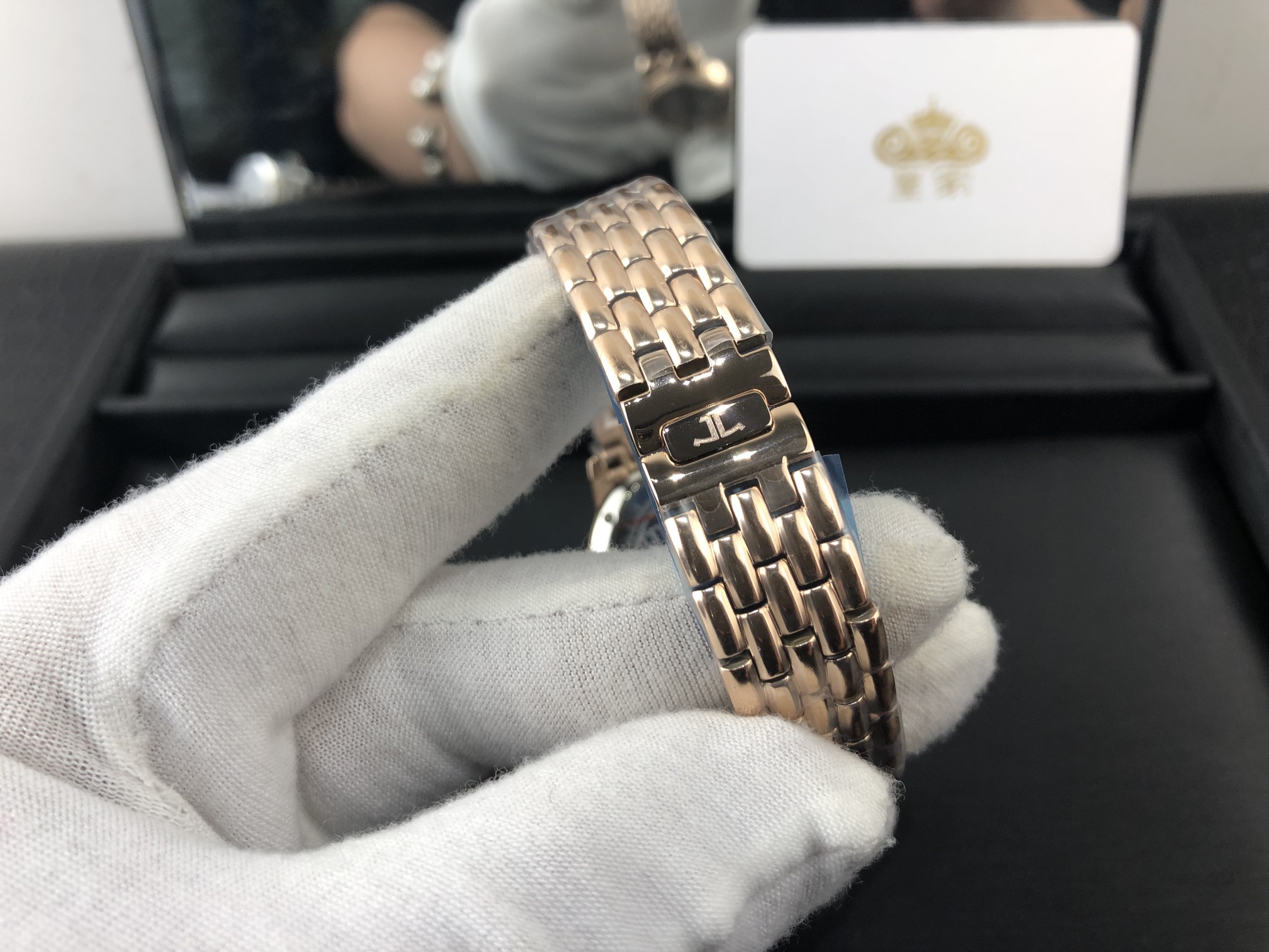 Cartier 皇家 积家约会系列月相全玫瑰金女表