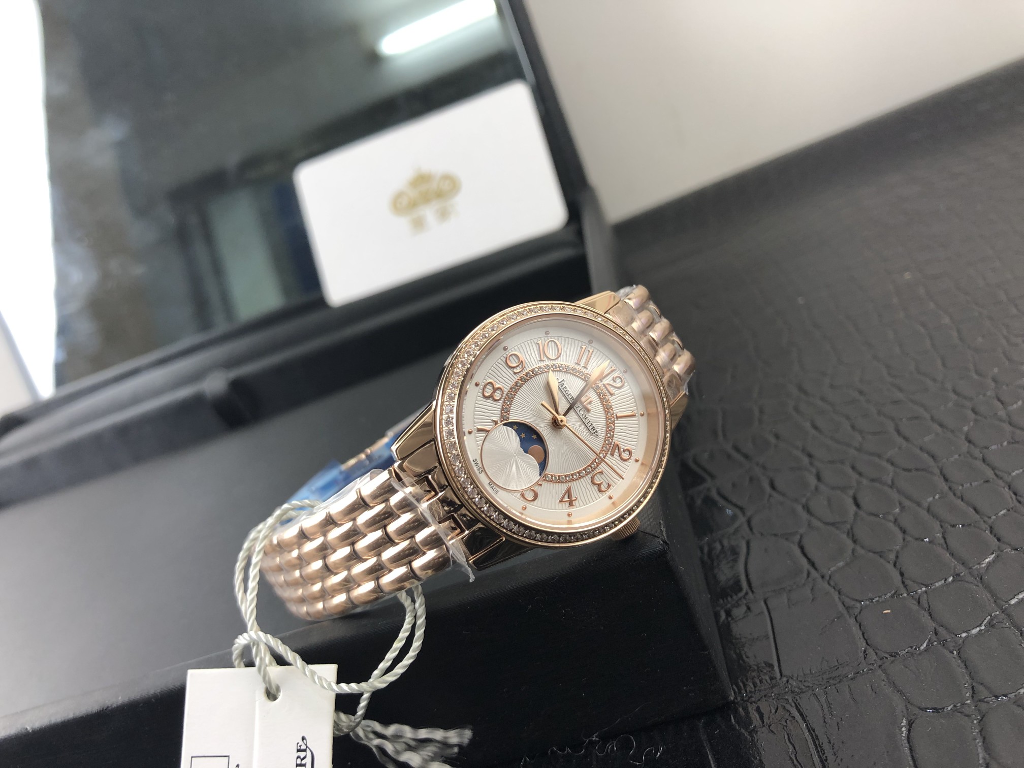 Cartier 皇家 积家约会系列月相全玫瑰金女表