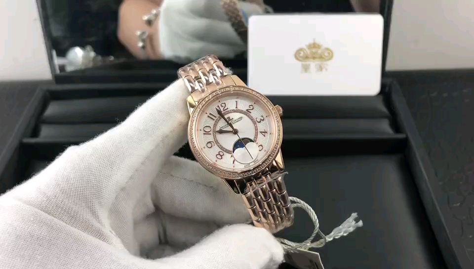 Cartier 皇家 积家约会系列月相全玫瑰金女表视频欣赏