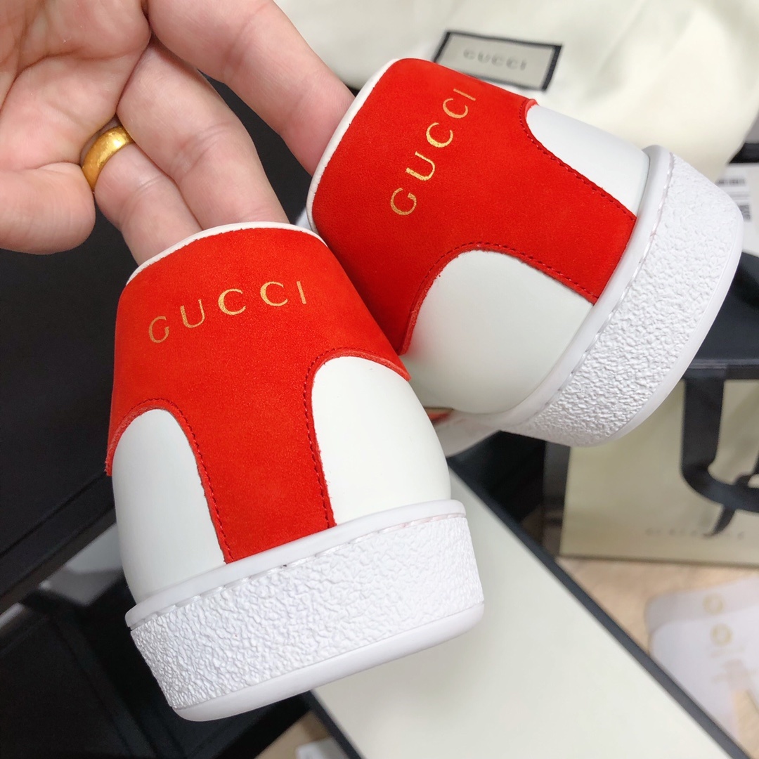 Gucci顶级版本GG情侣款小白鞋近