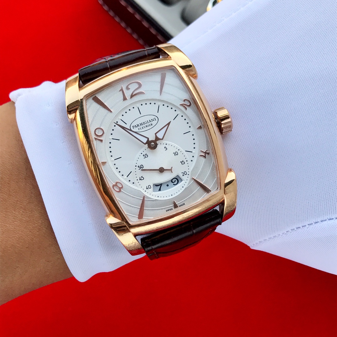 Palmer Johnny PARRMLGIANI Men’s Watch: Elegant Design with Automated Machinery and Steel Materials