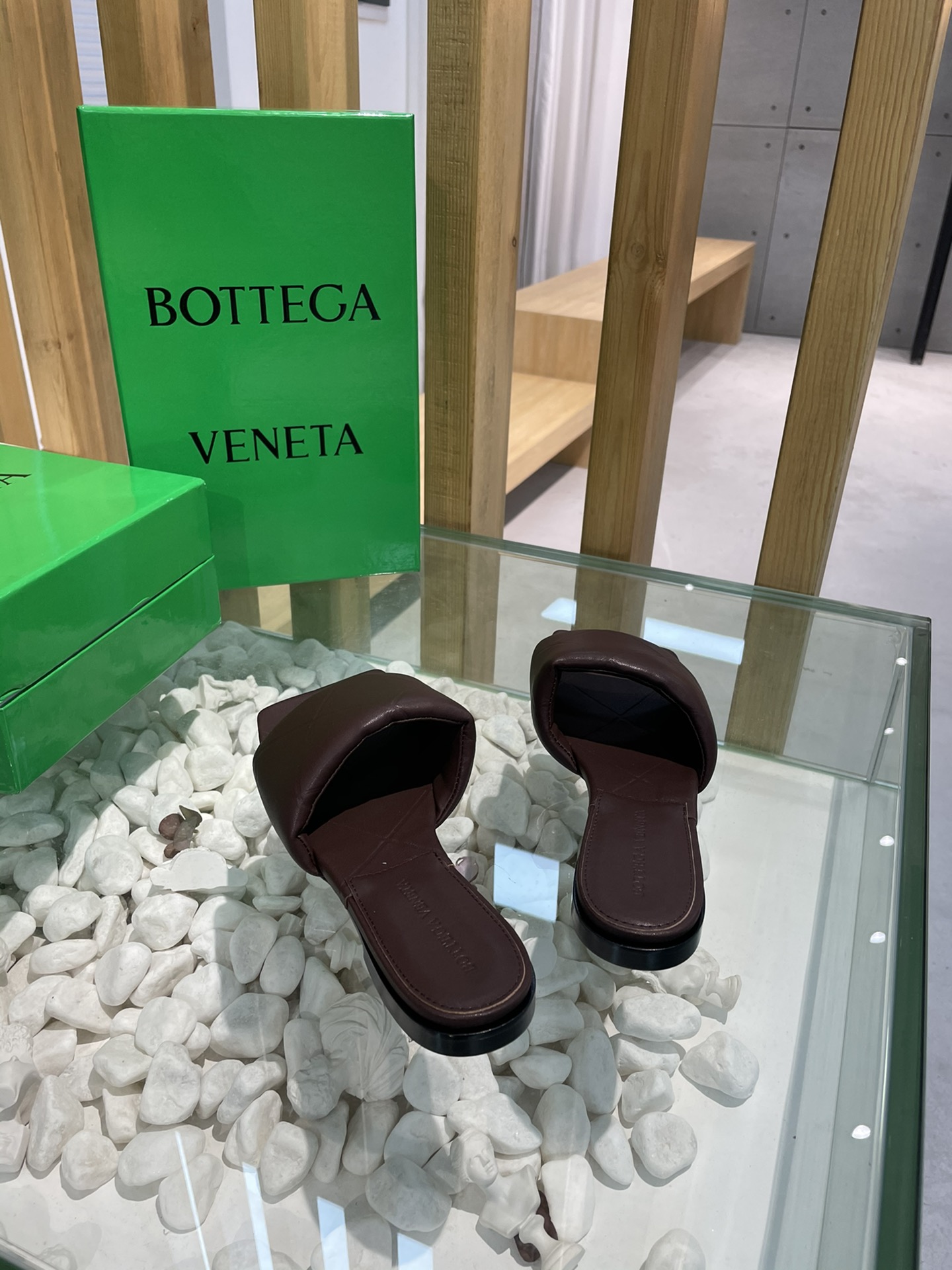 Bottega Veneta Shoes Slippers Cheap High Quality Replica
 Coffee Color Cowhide Rubber Sheepskin
