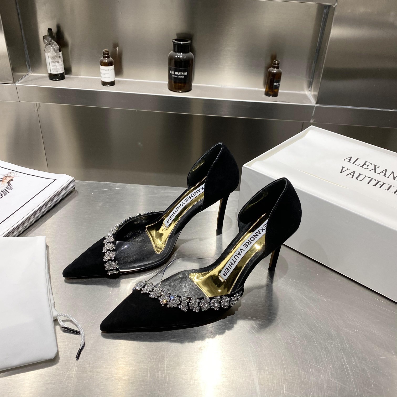 2021 Crystal Sole Water-Drive High Heels by Alexandre Vauthie
