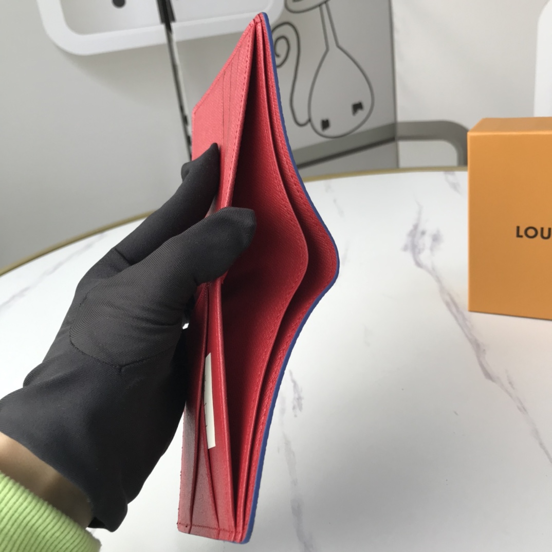 Bifold leather wallets in multiple colours.