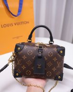 Where to buy fakes
 Louis Vuitton LV Petite Malle Handbags Crossbody & Shoulder Bags Embroidery Monogram Canvas Cowhide Fabric Chains
