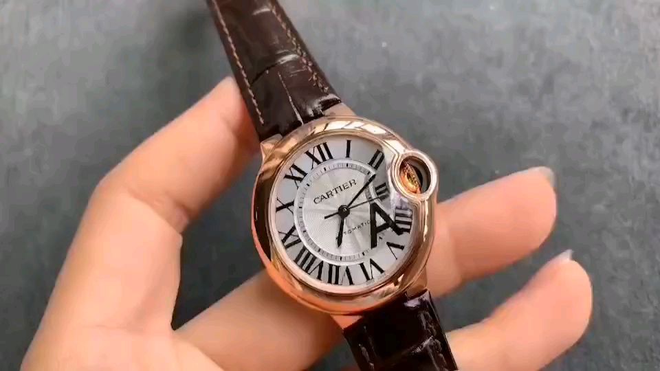 Cartier 卡地亚玫瑰城蓝气球33尺寸女表视频欣赏