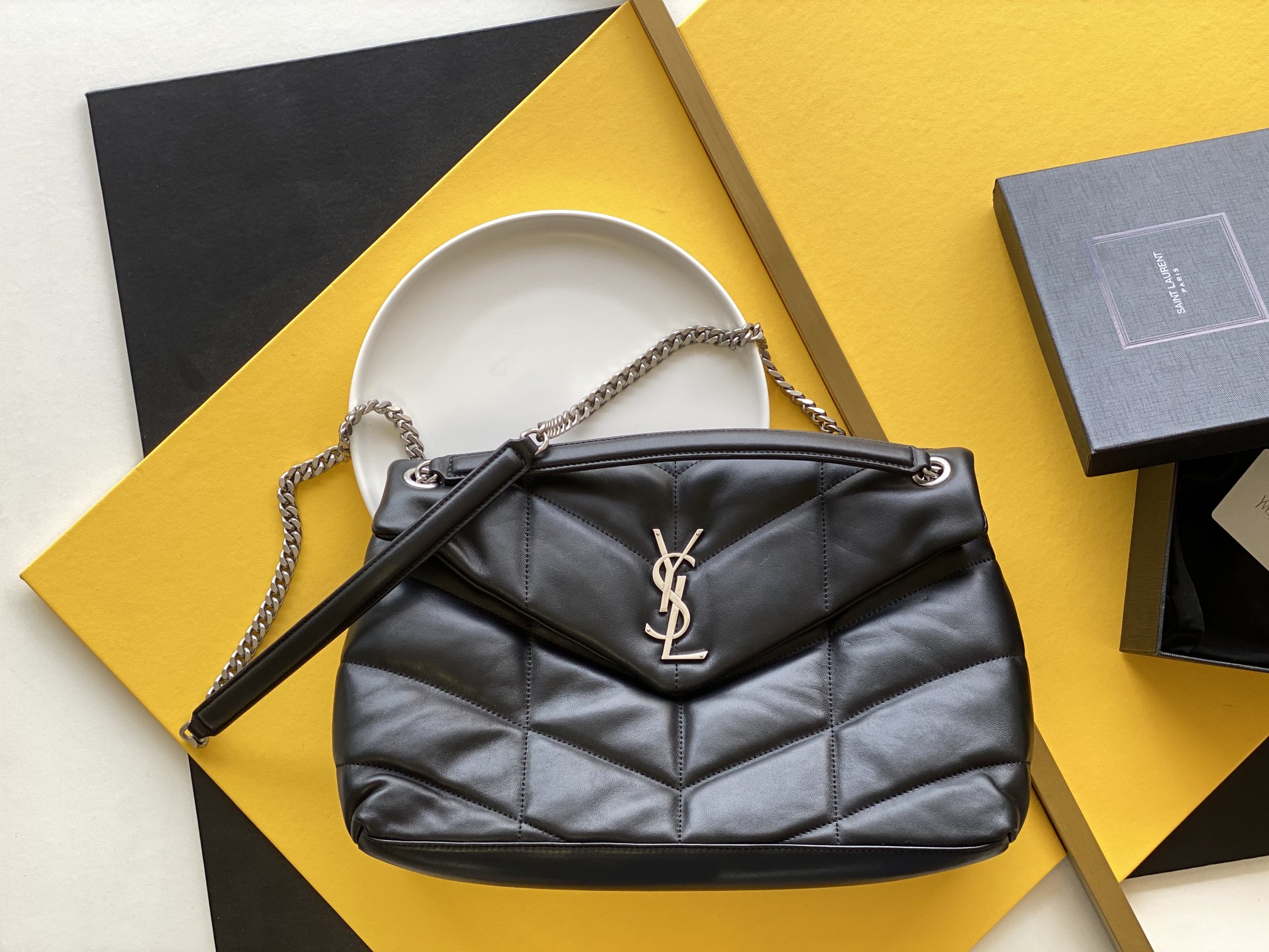 LOULOU PUFFER Quilted Lambskin Bag