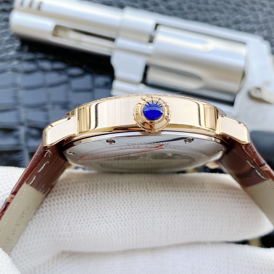 カルティエ 2針半爆款男表 - 高級自動機械時計