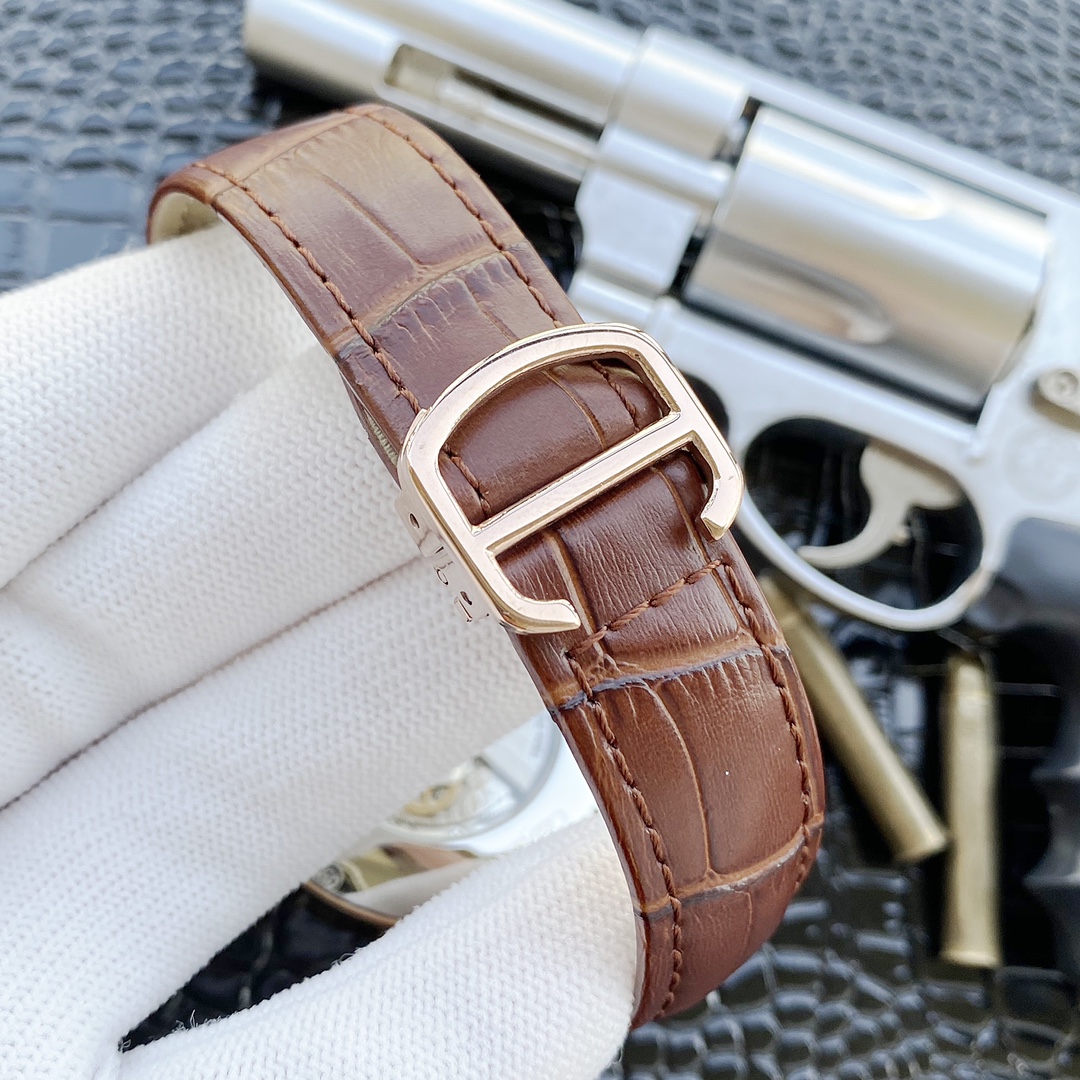 カルティエ 2針半爆款男表 - 高級自動機械時計