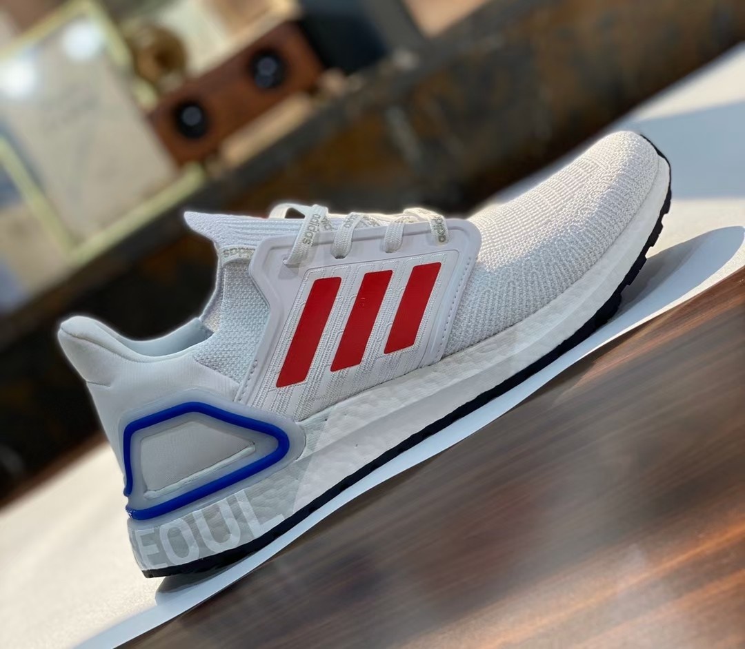 纯原出品adidas Ub6 0 世界城市限定版韩国首尔ultra Boost 专柜同步原厂超弹力全掌爆米花运动休闲跑步鞋以编织纱网代替