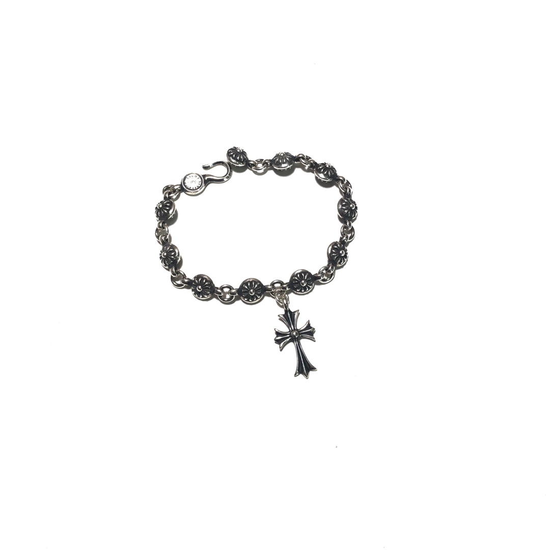 Chrome Hearts 新品上架𝐂𝐡𝐫𝐨𝐦𝐞 𝐡𝐞𝐚𝐫𝐭𝐬 克罗心十字架手链