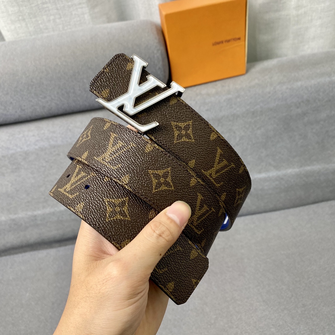 Louis Vuitton Belts Calfskin Canvas Cowhide Spring/Summer Collection