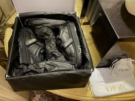 Dior Shoes Sneakers Black Sweatpants