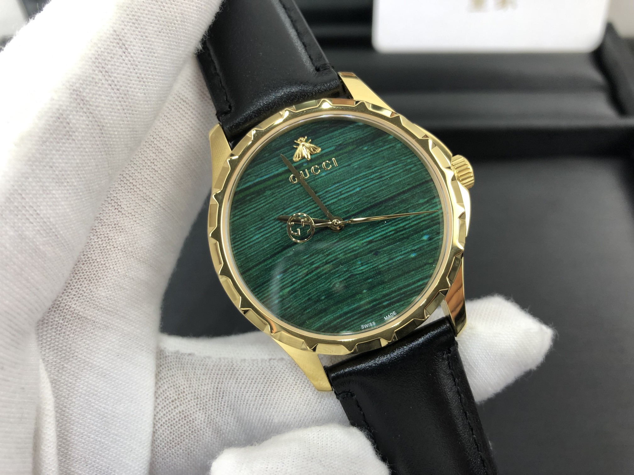 Gucci 皇家 古驰绿表盘女表
