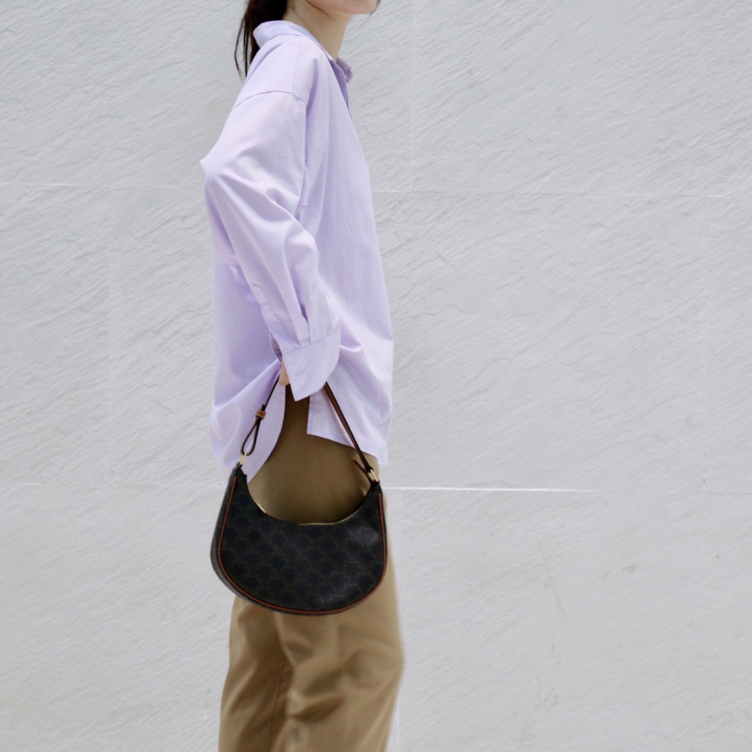 CELINE AVA 老花Ttiomphe腋下包 193952