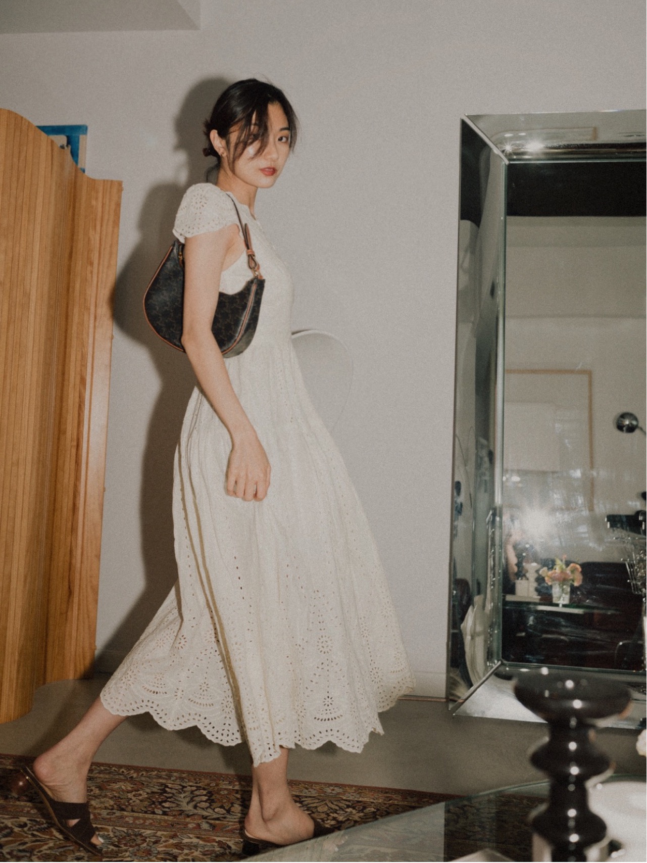 CELINE AVA 老花Ttiomphe腋下包 193952