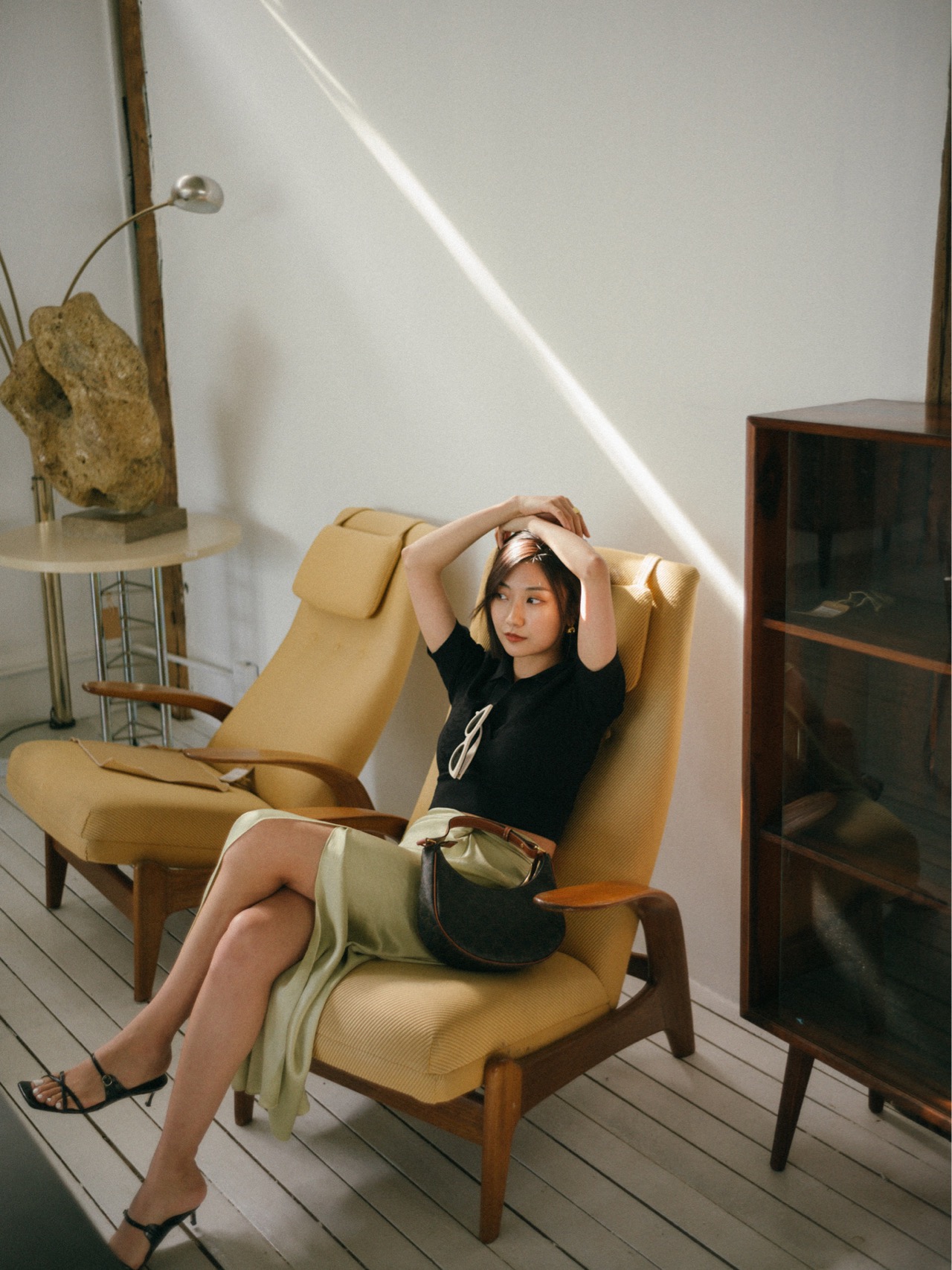 CELINE AVA 老花Ttiomphe腋下包 193952