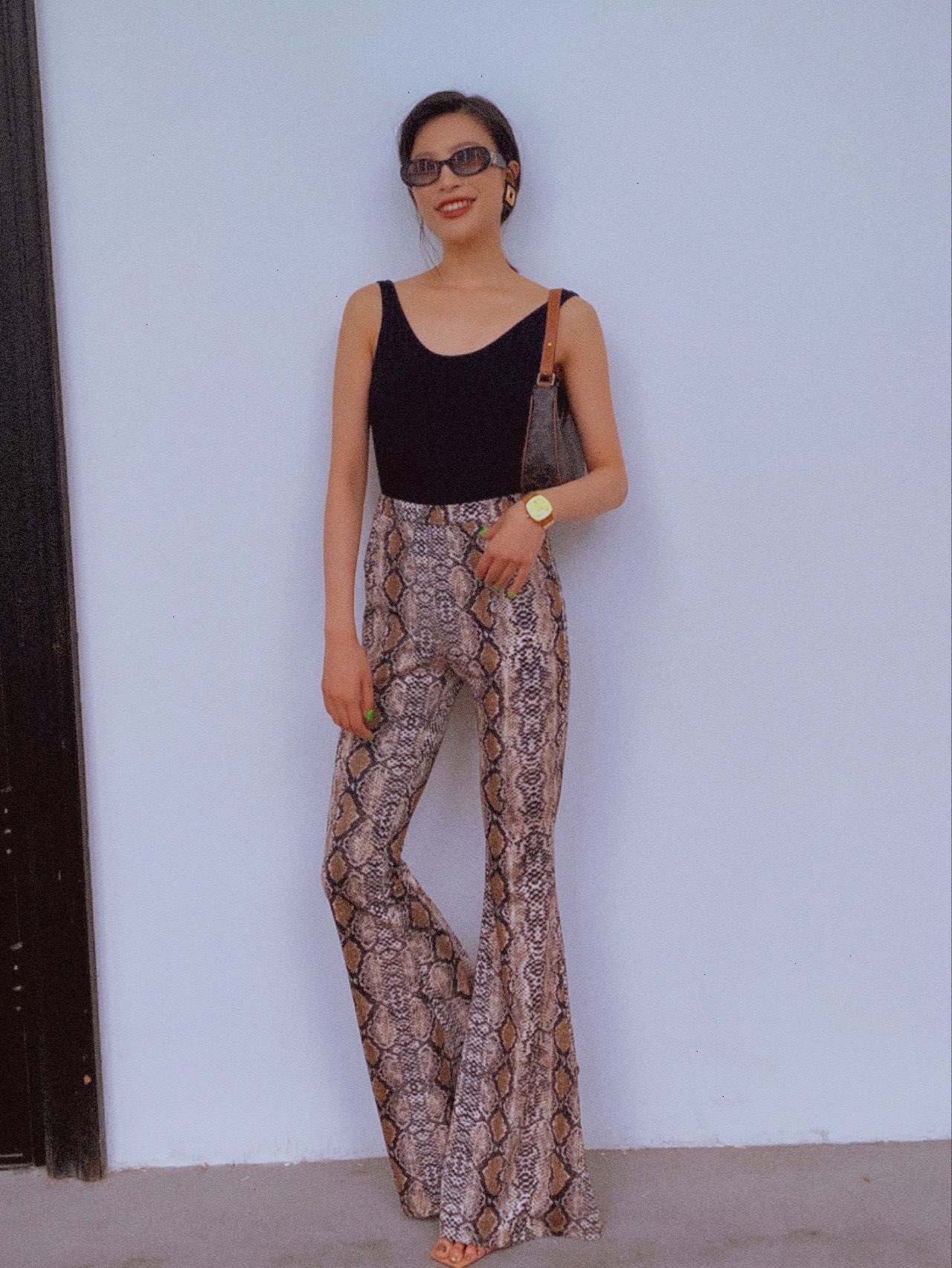 CELINE AVA 老花Ttiomphe腋下包 193952