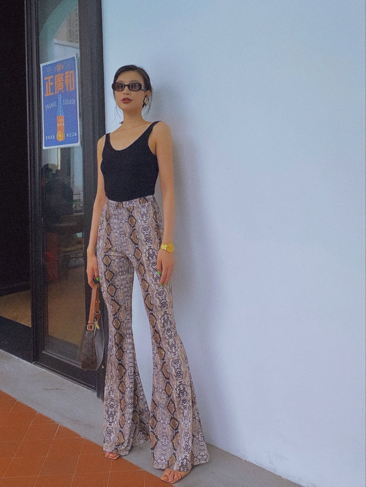 CELINE AVA 老花Ttiomphe腋下包 193952