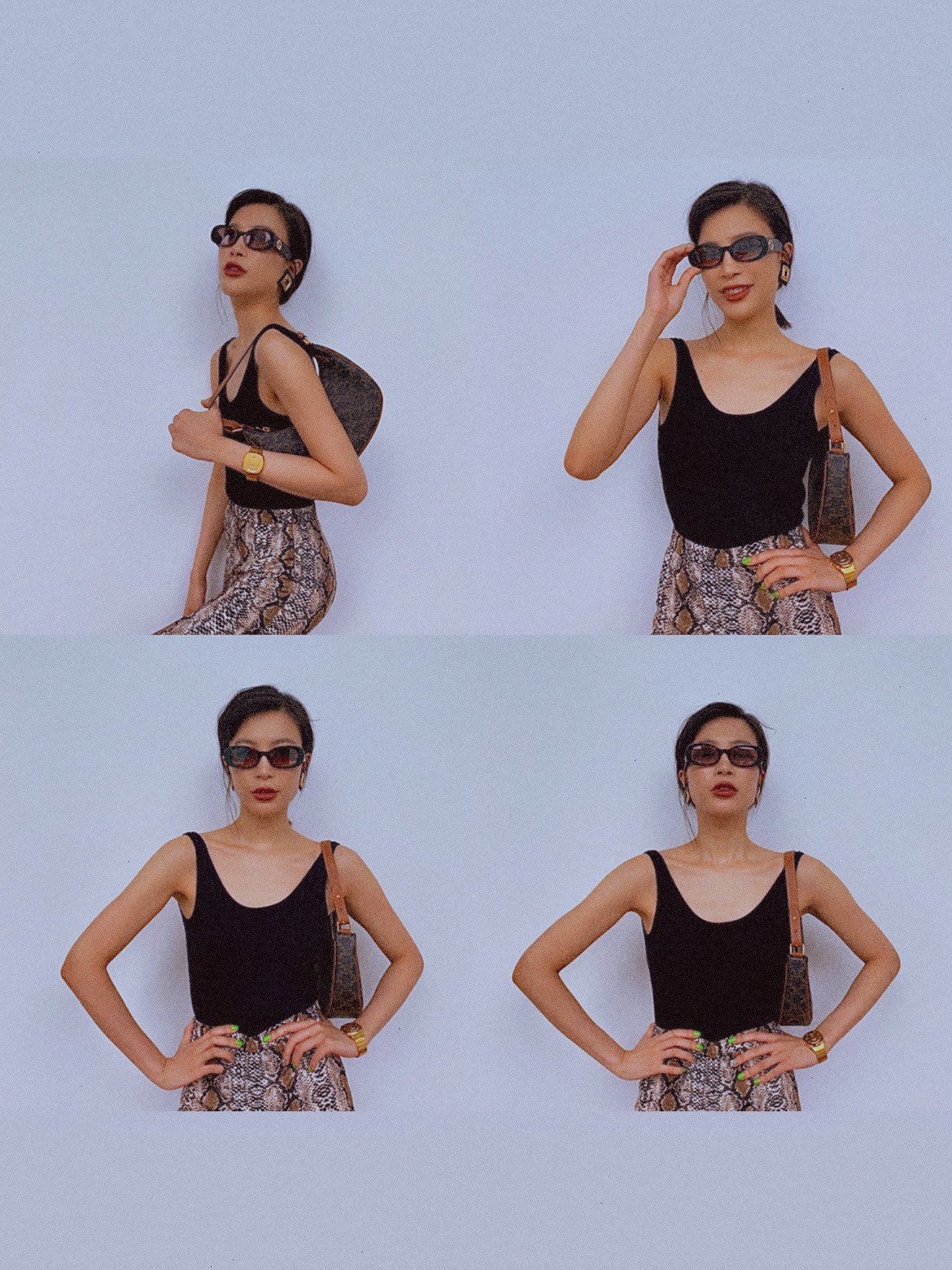 CELINE AVA 老花Ttiomphe腋下包 193952