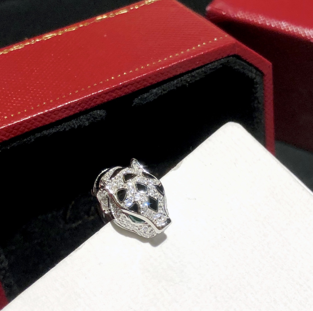 Cartier卡地亚奢华斑点豹子戒指