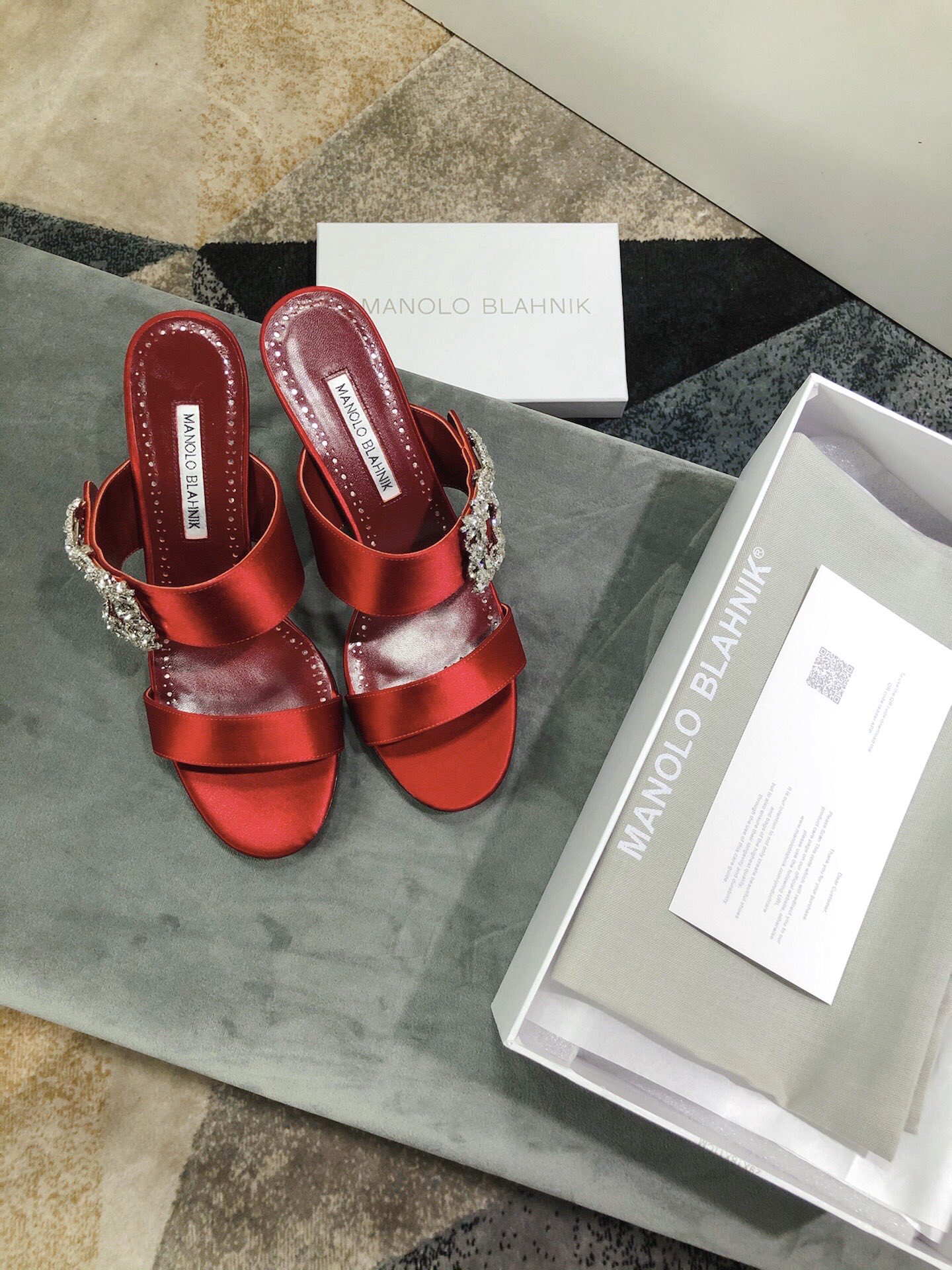 Luxury Italian Materials Create Manolo Blahnik’s Precision Shoes: Code 34-40, 7.5cm High