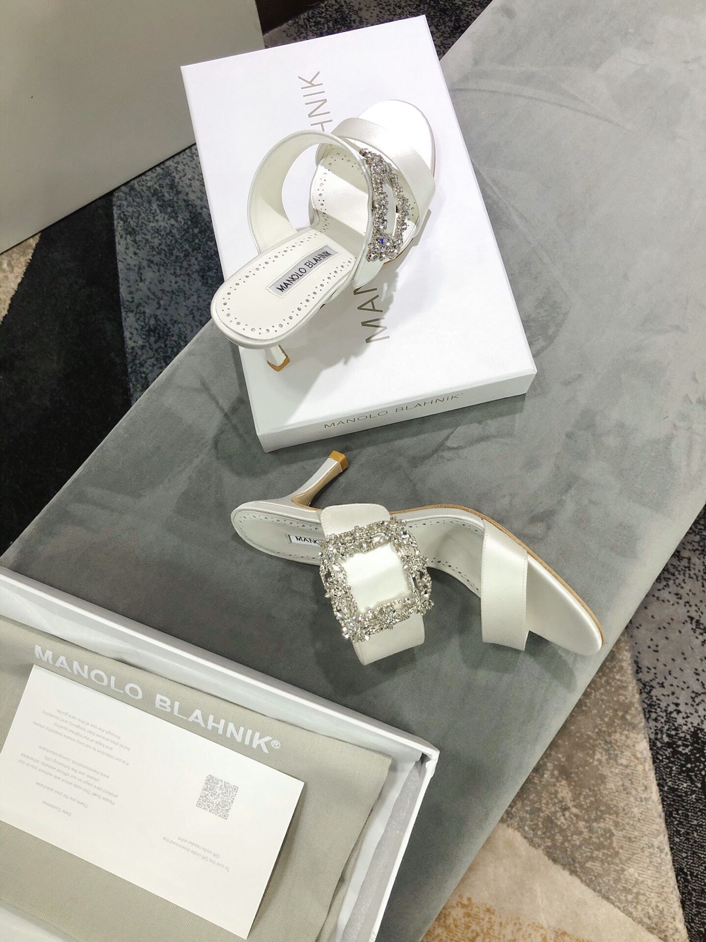 Luxury Italian Lasagna Material: Manolo Blahnik High Heels, Code 34-40, 7.5cm, Top P600 - 图片 8