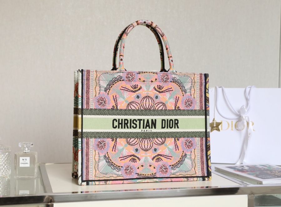 Dior Book Tote Handbags Tote Bags Embroidery