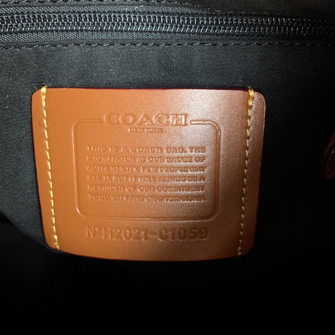 Coach coach c1059 新款男士马车图案印花涂层HUDSON翻盖双肩包 马车图案拼头层牛皮背包