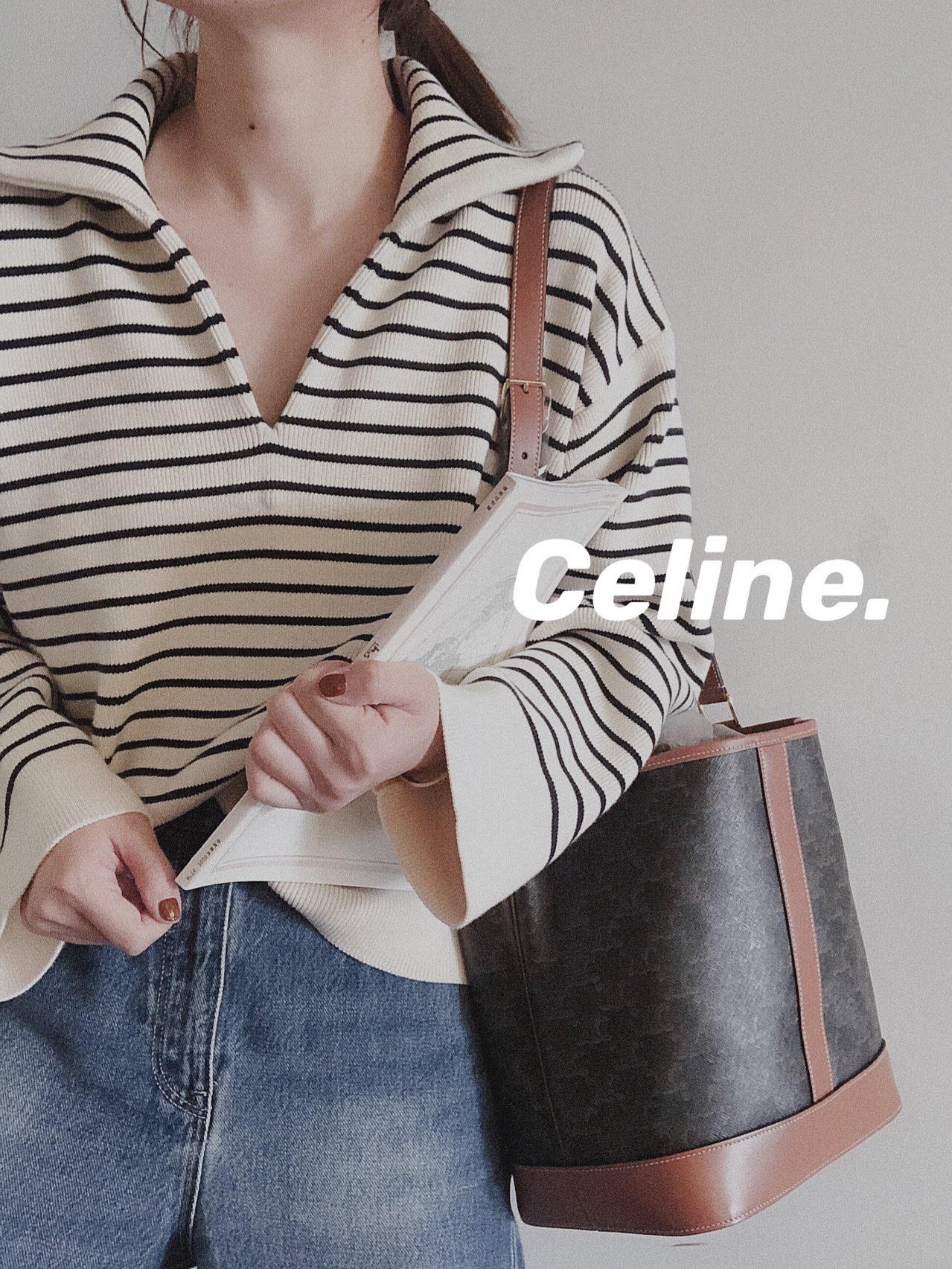 CELINE SMALL BUCKET BAG 191442老花