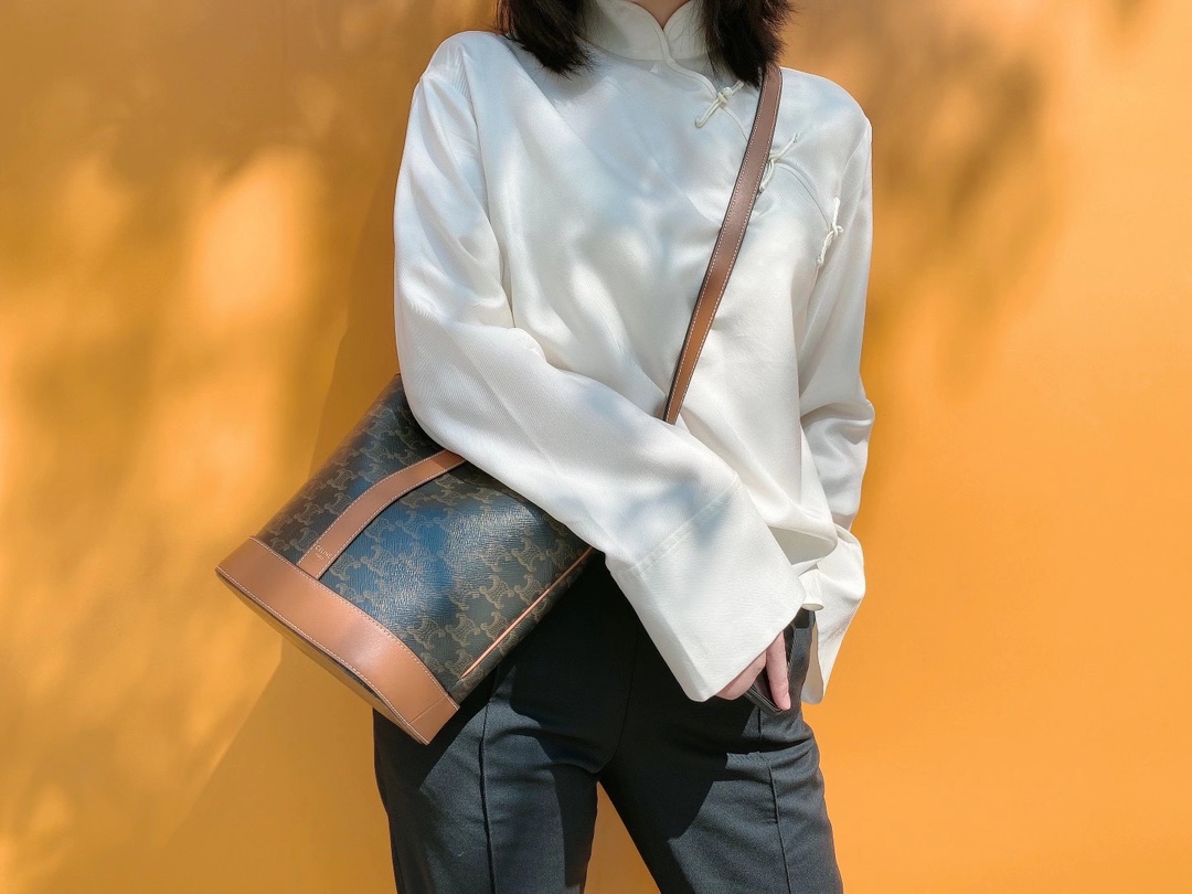 CELINE SMALL BUCKET BAG 191442老花