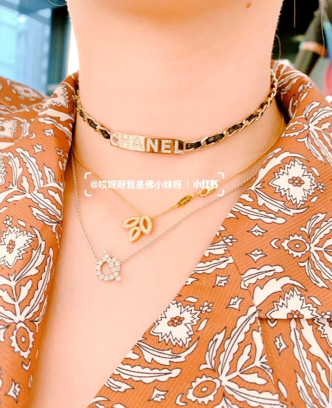 Chanel Zp 小香 项链手链套装