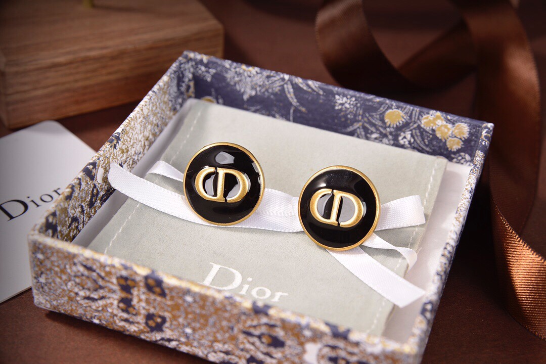 Dior Jewelry Earring Vintage Gold Summer Collection