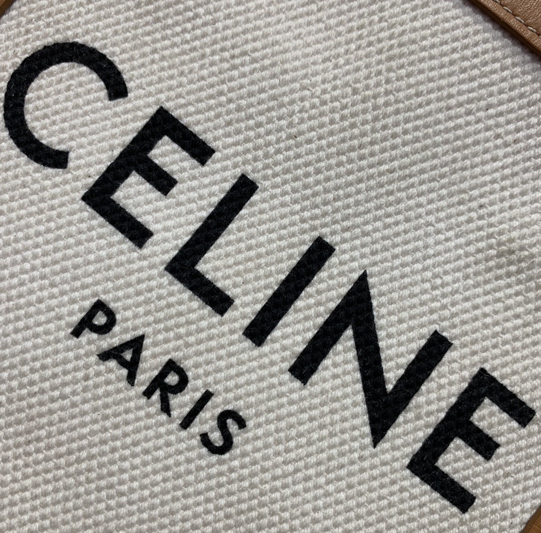 Celine思琳 Mini Cabas Tote Bag 194372麻布款