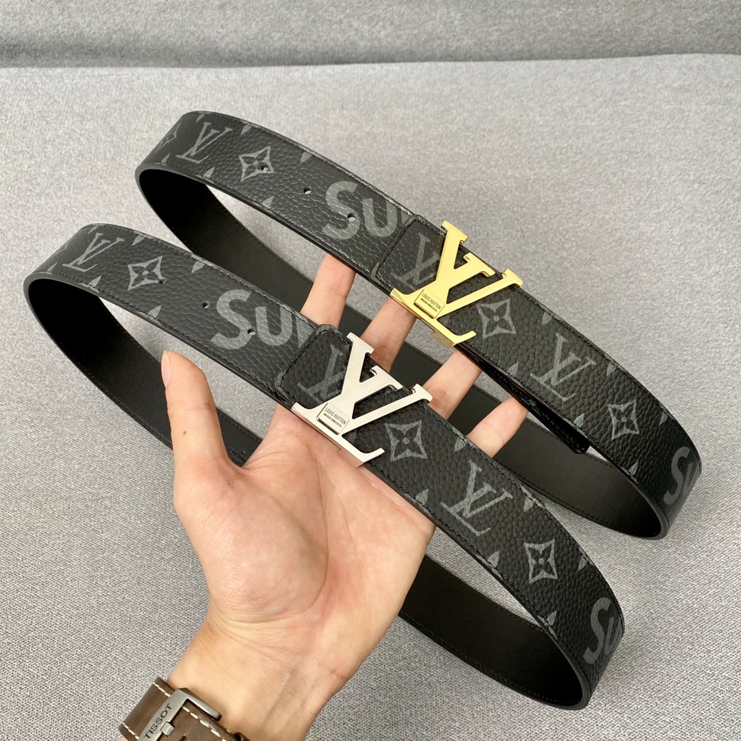 Louis Vuitton Belts Calfskin Cowhide