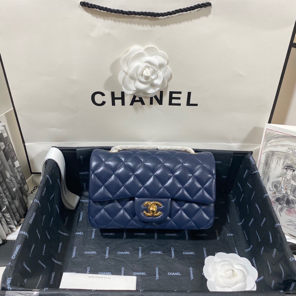 Chanel Classic Flap 1116 Lambskin Leather Small Bag - 20cm