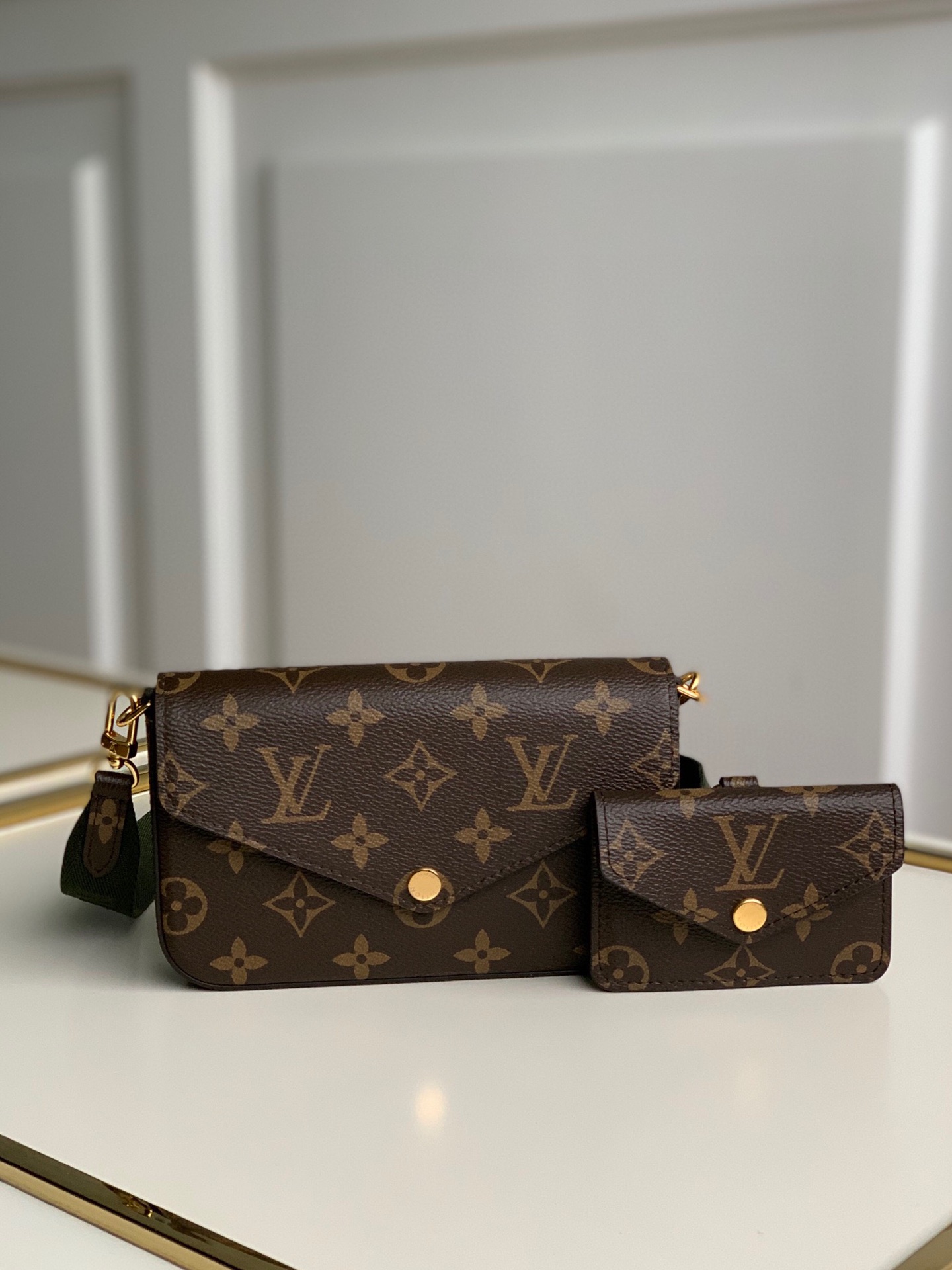 루이비통 M80091 그린 펠리시 Louis Vuitton Bag