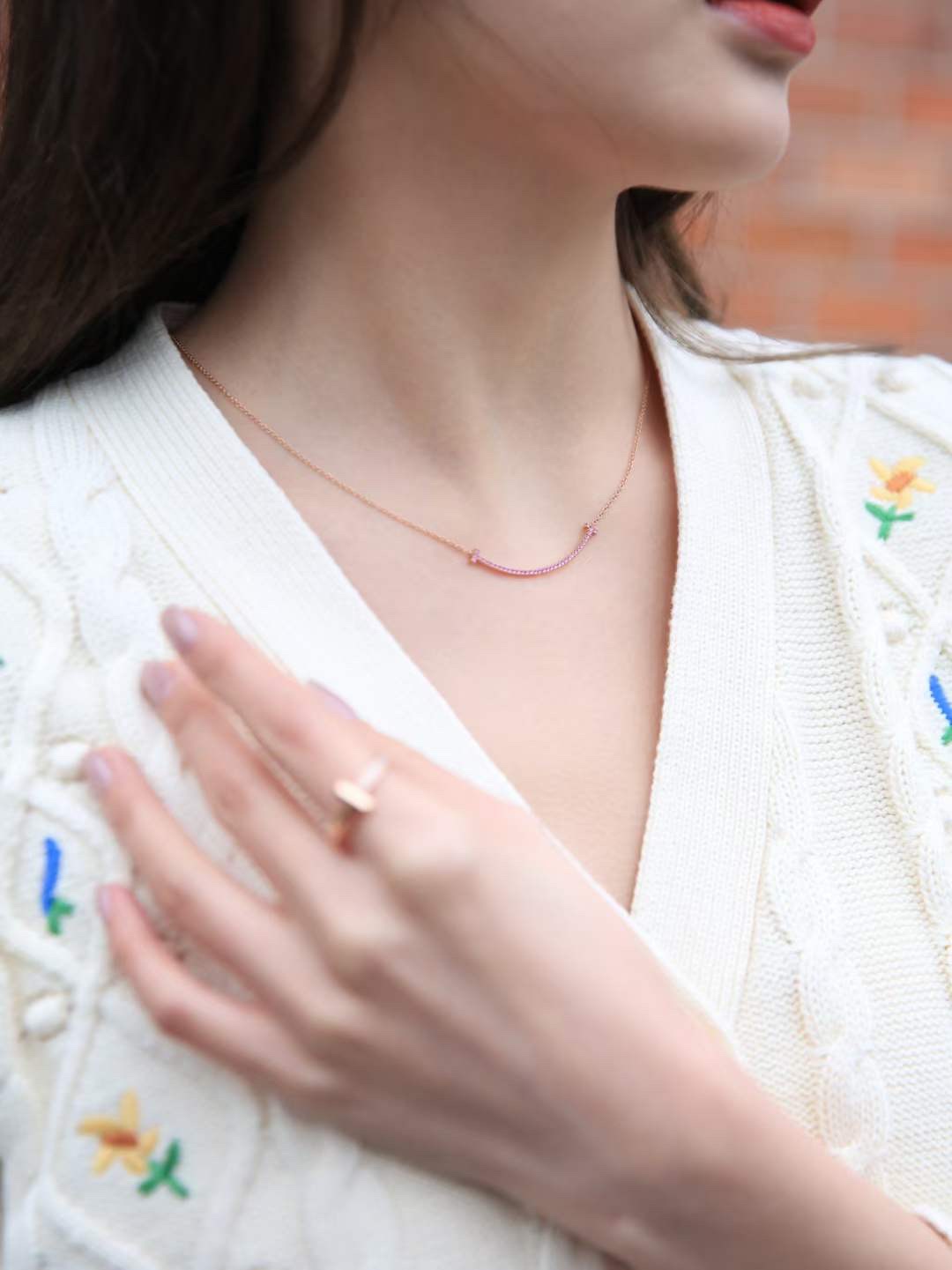 Tiffany & Co. Tiffany&Co.新年限量款微笑项链