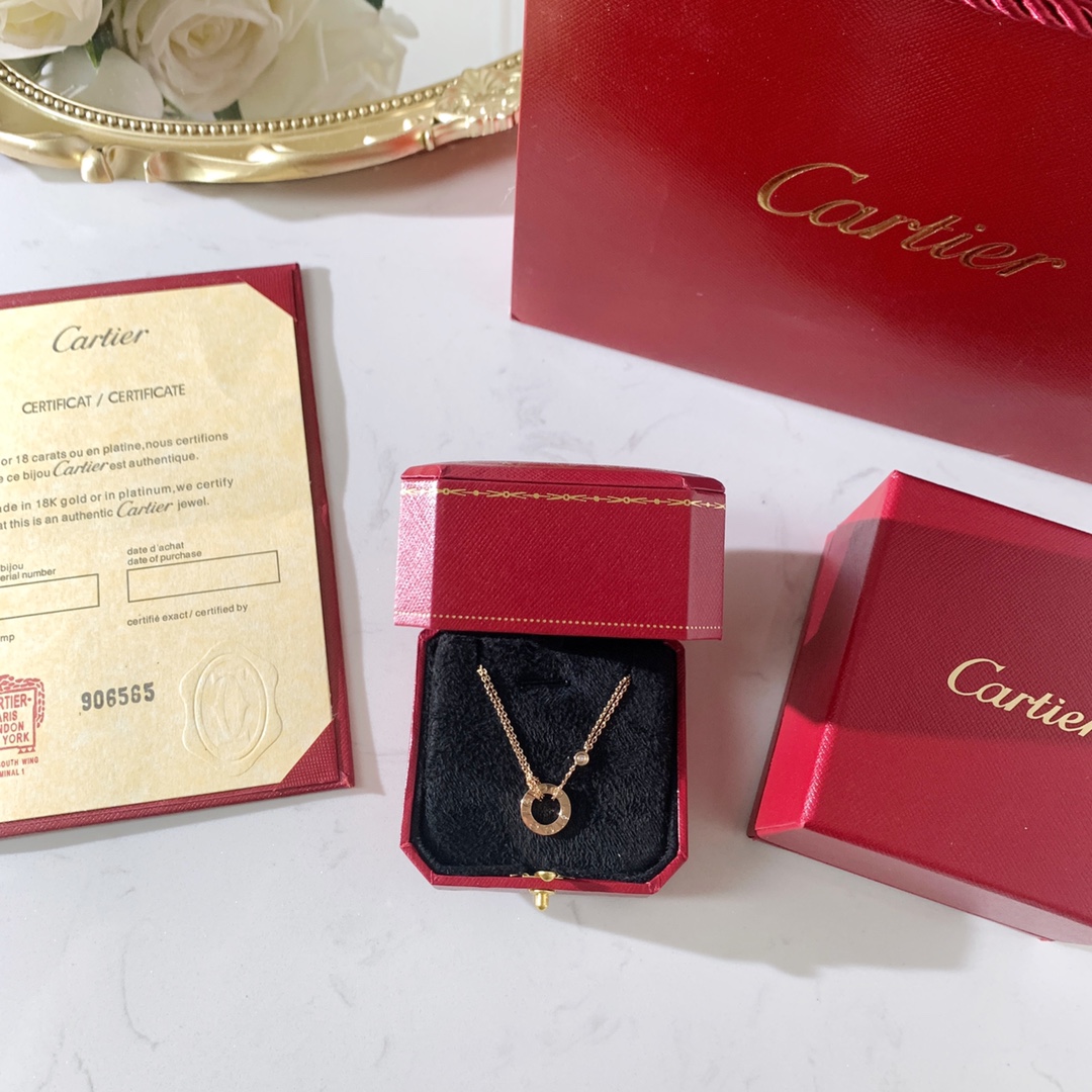 CARTIER卡地亚LOVE系列双链 项链
