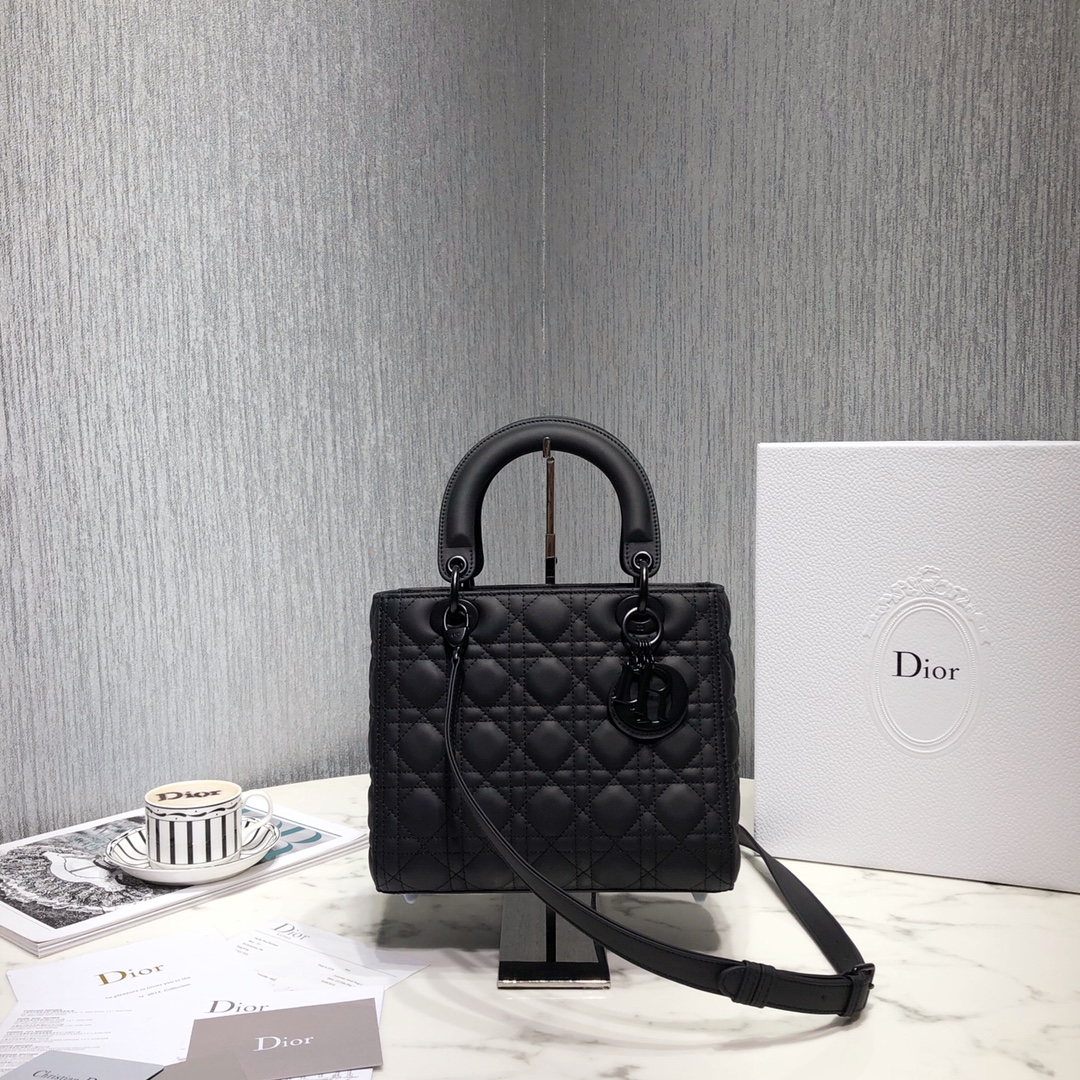 Dior Bags Handbags Black Cowhide Lady