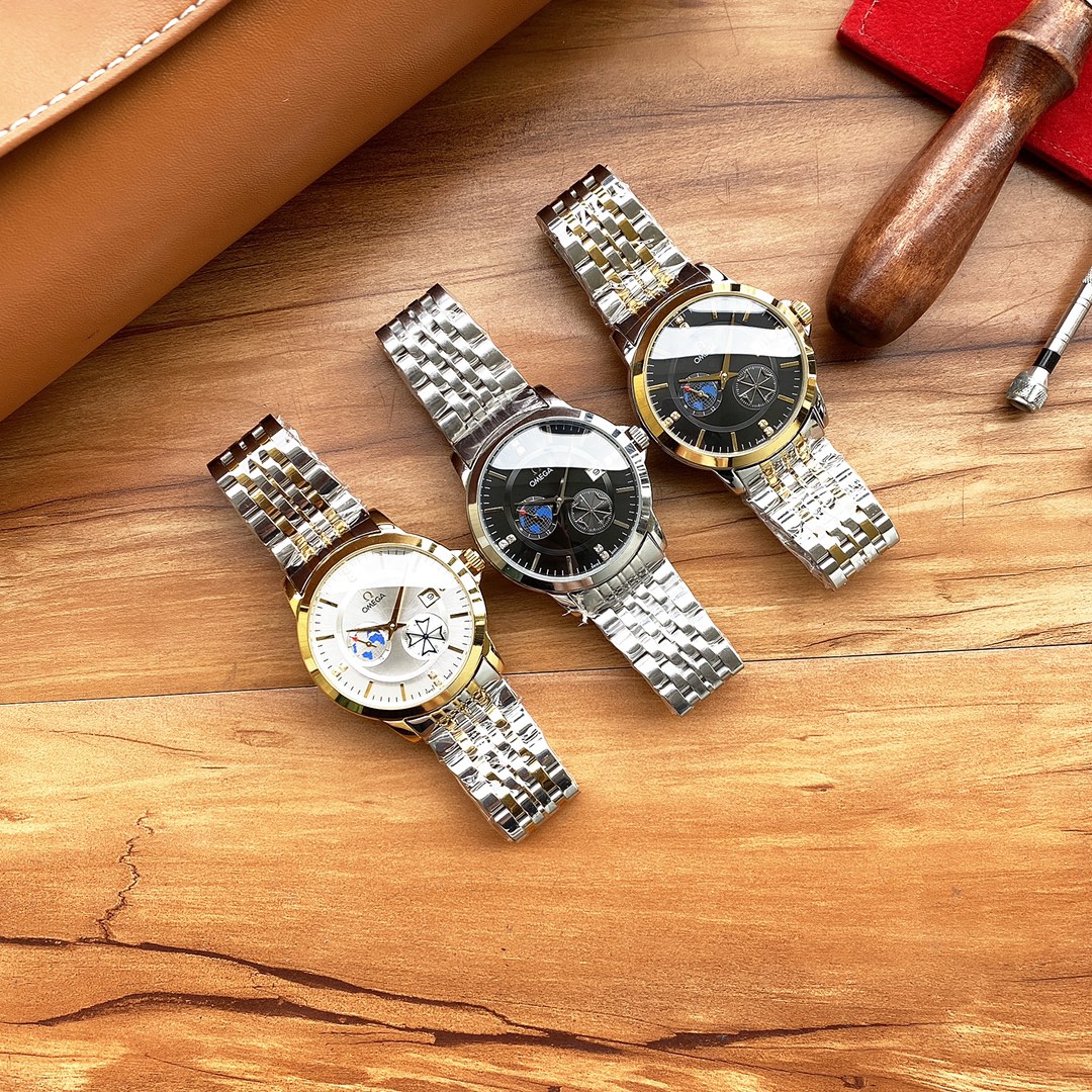 ， 皮带，钢带 独家首发 高清实拍 优质产品 沉稳有型 魅力不凡 简约热卖 品牌： 欧米茄 Omega 最新设计 类型：精品男士腕表 表带：316精钢表带 机芯：高端全自动机械机芯 镜面：矿物质强化玻璃更高清 品味高雅 浩瀚大气 匠心独运 腕间瑰宝 尺寸：直径41mm厚12mm