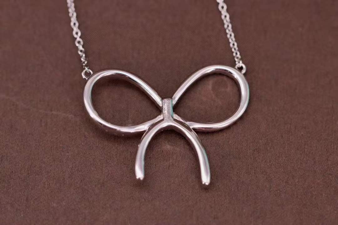 Tiffany & Co. 范冰冰同款 满钻大蝴蝶结项链