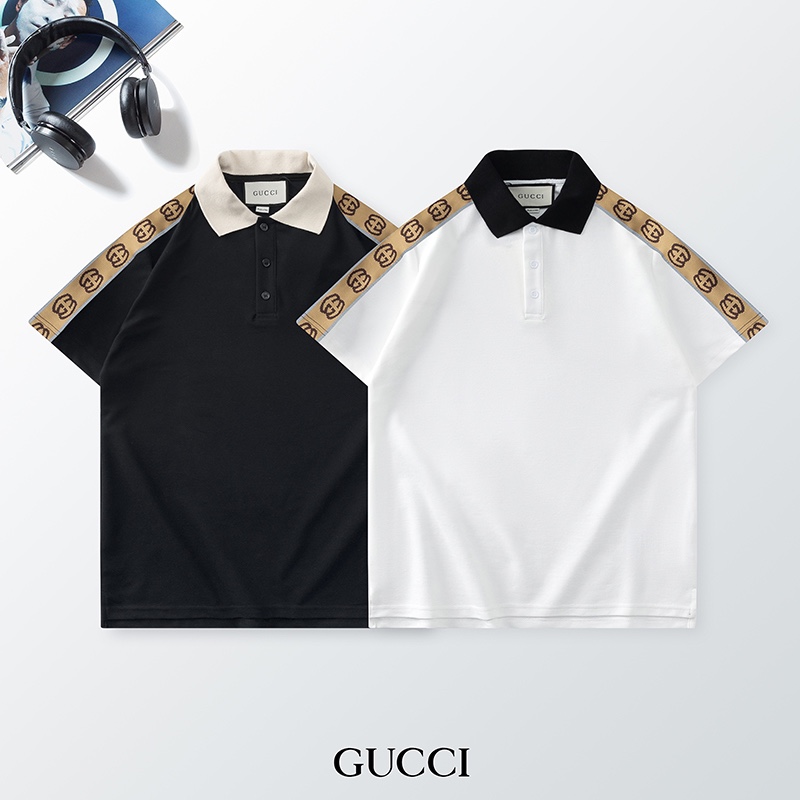 Gucci Kupić Odzież Kuszlka polo Czarny Biały Unisex