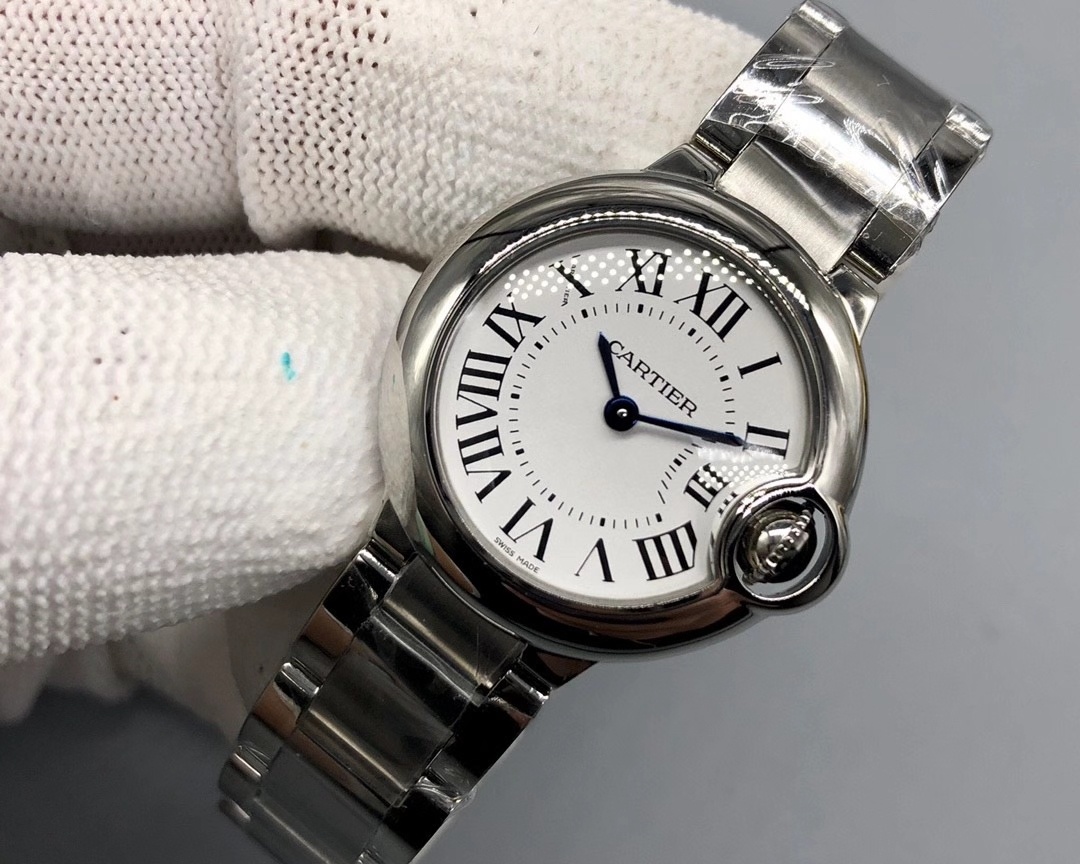 Cartier 卡地亚蓝气球系列28尺寸，粉盘和白盘