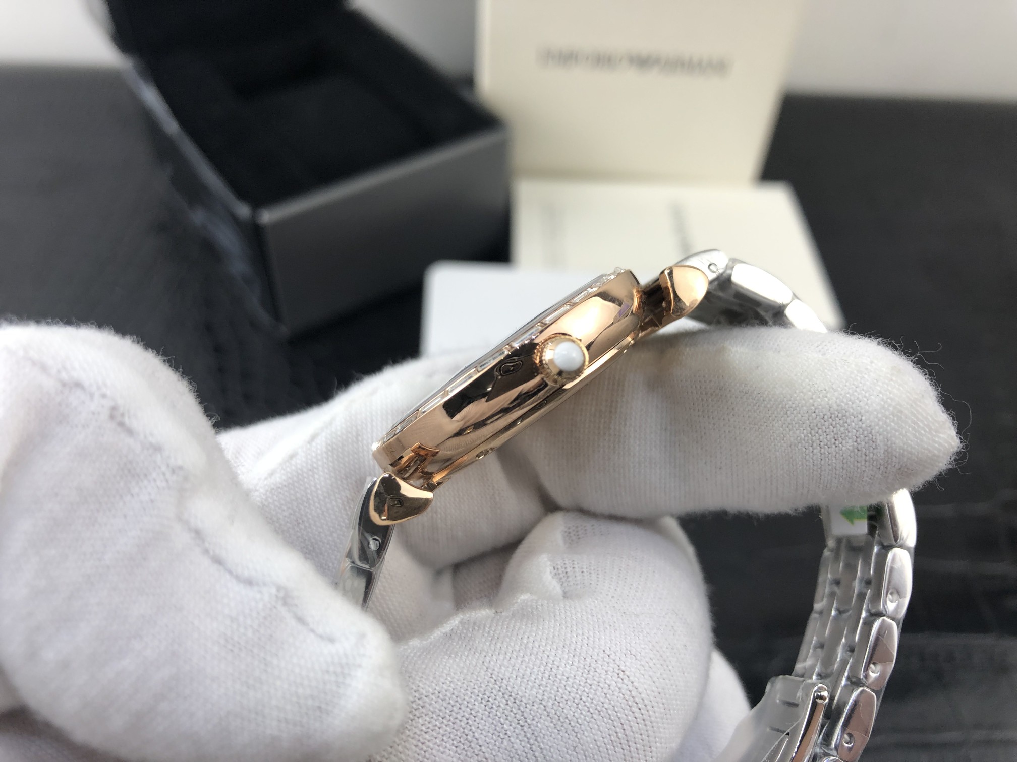 Armani 皇家 阿玛尼全表盘镶钻女表