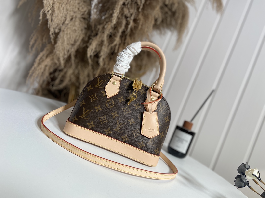 Louis Vuitton Bags Handbags Black Monogram Canvas Mini M53152