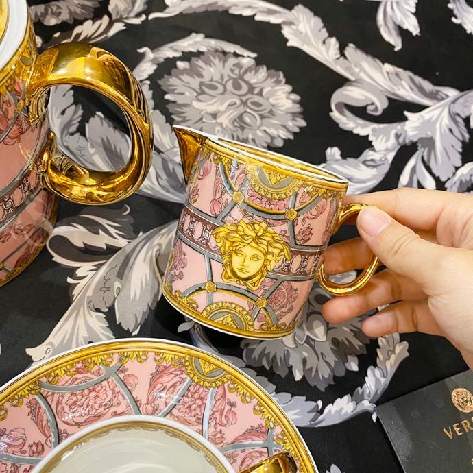 范思哲 Versace 高定典藏经典高奢皮具手袋托特包斜挎包女包 #663F919E 5