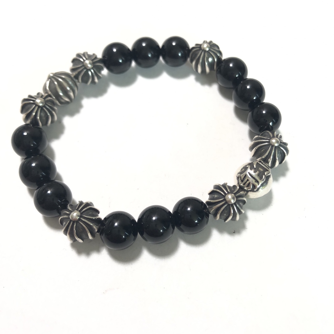 Chrome Hearts 克罗心Chrome hearts 黑曜石手链
