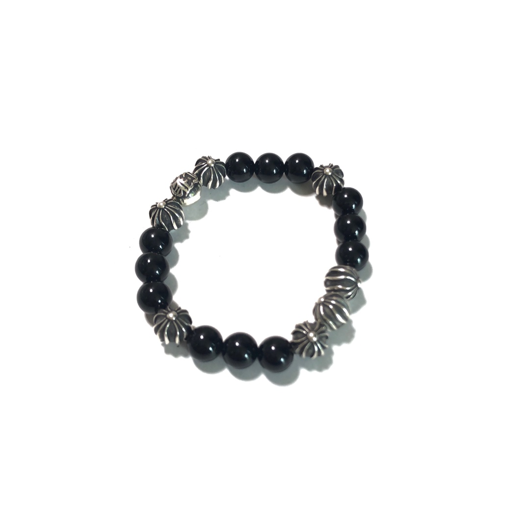 Chrome Hearts 克罗心Chrome hearts 黑曜石手链