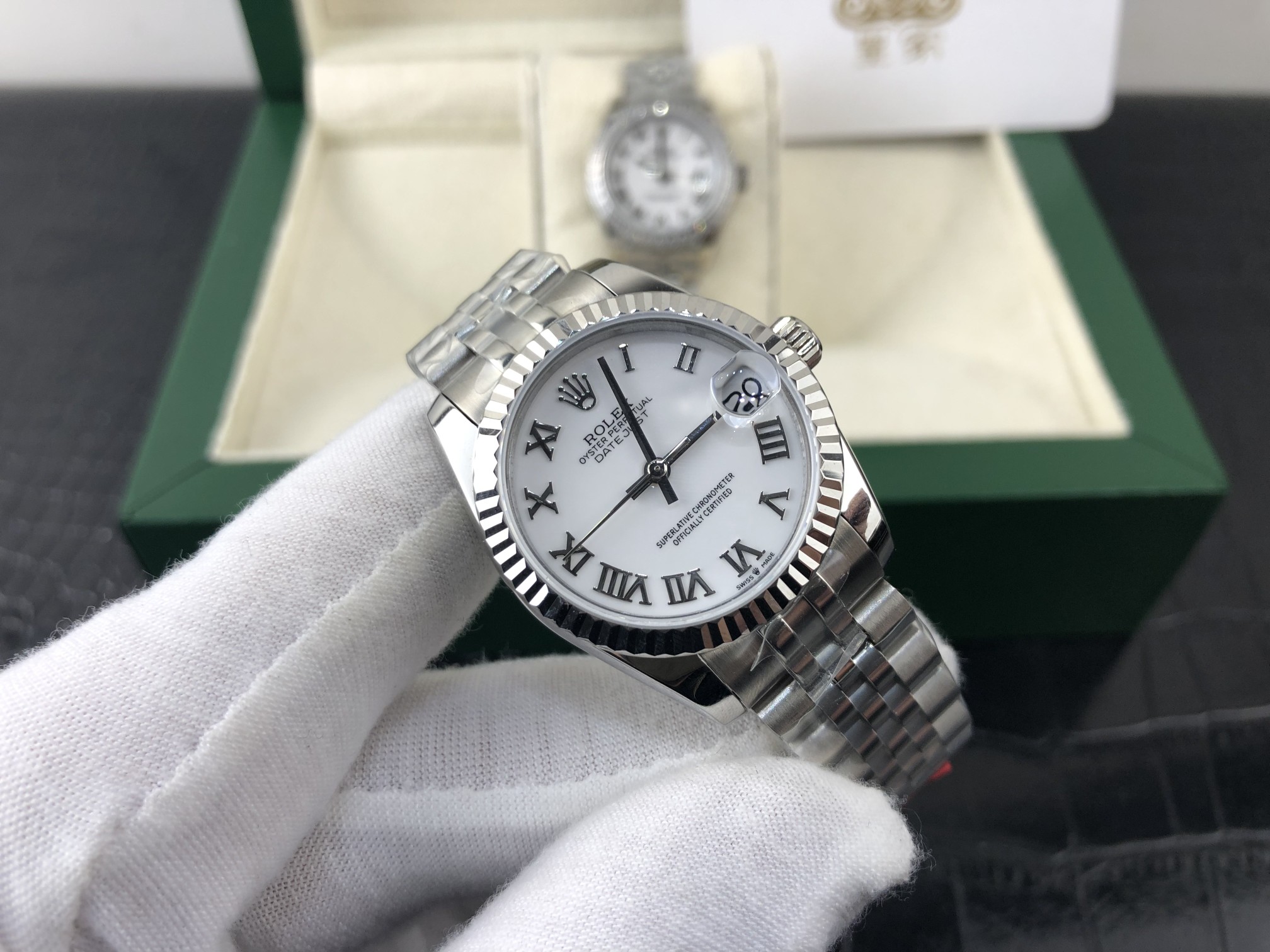 Rolex 皇家 劳力士日志系列白色表盘女表